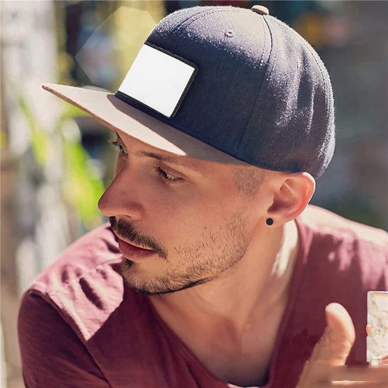 Hat Sublimation Blank - AA81-14 Stück Sublimations-Patches, leere Stoffe zum