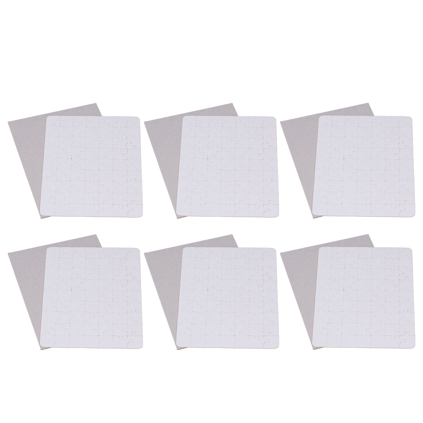 6er-Set leere Puzzles, 13 x 18 – Puzzle Blank White Bewertung und Preis