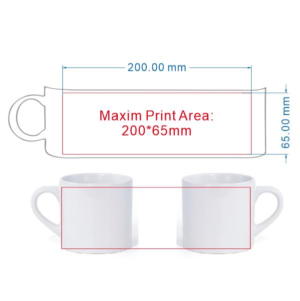 175ml kleine Kaffeetasse DIY L – Sublimation Mug White Bewertung und Preis