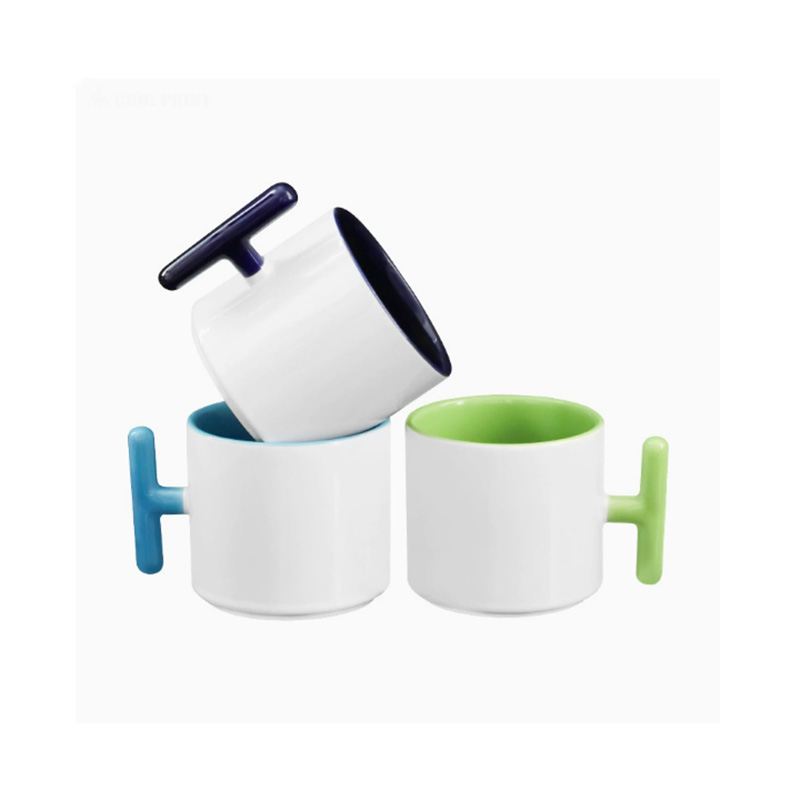 2PCS Kreativität T-förmigen gr – Sublimation Mug White Bewertung und Preis